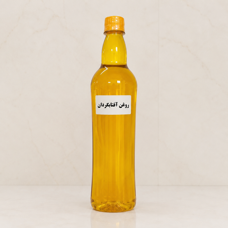 خرید روغن آفتابگردان خالص ۱ لیتری | مناسب پختوپز، سرخکردن و آشپزی روزانه